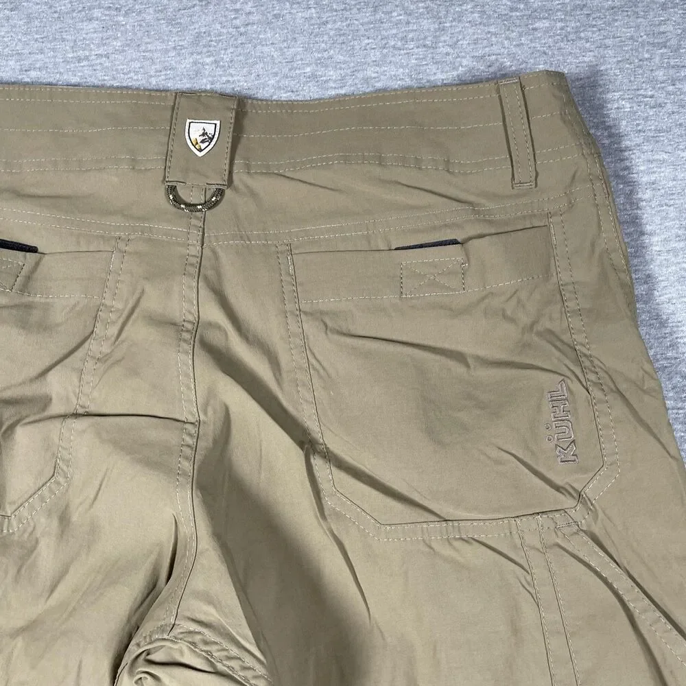 Kuhl Khakis Pants Mens 32x35 Green Trail Hiking Outdoor Lightweight Breathable